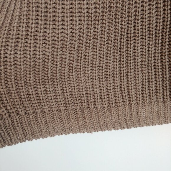 Philosophy sleeveless thick knit sweater olive brown Medium - Picture 6 of 16